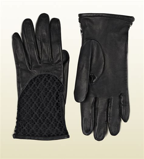 gucci net gloves|gucci gloves women.